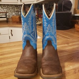 JUSTIN ANDREW BLUE BOOTS